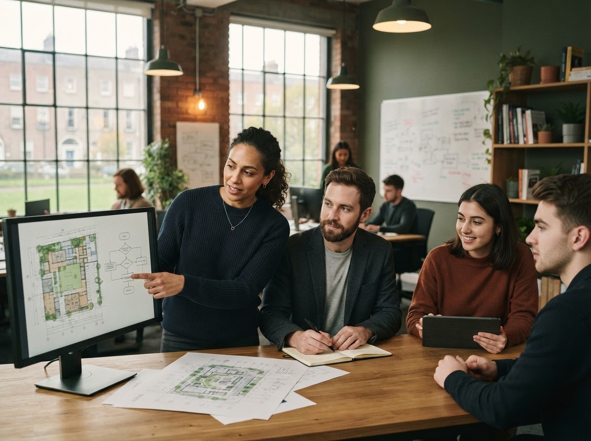 Returnidom team reviewing decision-support tools for contractor finances